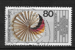 ALLEMAGNE   FÈDÉRALE N°   1017  " ROSETTE " - Used Stamps