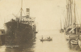 Real Photo Ship " Chaparra " In Isabela De Sagua Carrandi Foto 1929 - Cuba