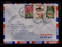 Sp10508 Rep. Du Cóte D'Ivoire Faune ANTILOPE Animals /cooperation People /flowers Fleurs Flora Mailed Neuilly (Seine) - Aardrijkskunde