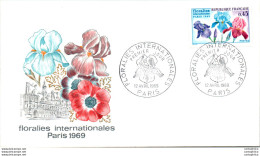 FDC France Salon De La Rose Paris 19069 Fleur Floralies - 1970-1979