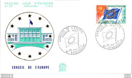 '"''FDC France Conseil De L''''Europe Strasbourg 19071''"' - 1970-1979