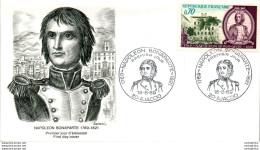 FDC France  Napoleon Bonaparte Ajaccio 19069 - 1960-1969