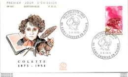 FDC France  Colette Saint Sauveur En Puisaye 19073 - 1970-1979