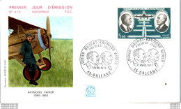 FDC France  Raymond Vannier Orleans 19071 Aviation Didier Daurat - 1970-1979