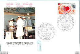 FDC France Groupe Operatoire De Cardiologie Paris 1972 Medecine - 1970-1979