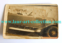 RARE CPA PHOTO 1900-20 AUTOMOBILIA AUTOMOBILE VOITURE TORPEDO RENAULT HOMME ANIMÉ CARTE POSTALE ANCIENNE POSTCARD 1303.3 - Voitures De Tourisme