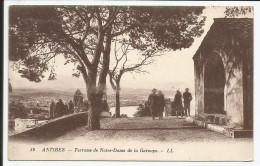 Terrasse De Notre Dame De La Garoupe    1905    N° 19 - Cap D'Antibes - La Garoupe