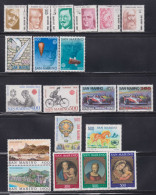 San Marino 20 Mint Stamps - Complete Year 1983 - Ungebraucht