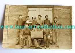 CPA PHOTO MILITARIA GUERRE 1914-18 REGIMENT POILUS SOLDAT TROUPE MILITAIRE ANIMÉ CARTE POSTALE ANCIENNE POSTCARD (1303.4 - Guerra 1914-18