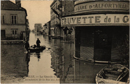 CPA Alfortville Rue Inondations (1391253) - Alfortville