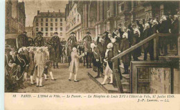 Art - Peinture Histoire - J P Laurens - Paris - L'Hotel De Ville - Le Fumoir - La Réception De Louis XVI à L'Hôtel De Vi - Peintures & Tableaux