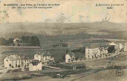 07 - Saint Agrève - Les Villas De L'Avenue De La Gare - Correspondance - Oblitération Ronde De 1927 - CPA - Voir Scans R - Saint Agrève