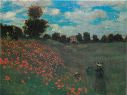 Art - Peinture - Claude Monet - Champ De Coquelicots - Wild Poppies , 1873 - Carte Neuve - CPM - Voir Scans Recto-Verso - Peintures & Tableaux