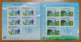 AC - TURKEY STAMP  CARTOON HEROES - IBI  APRIL 23rd NATIONAL SOVEREIGNTY AND CHILDREN'S DAY MNH  FULL SHEET  APRIL 2024 - Nuevos