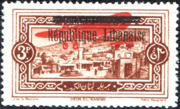 LIBANO, LEBANON, POSTA AEREA, AIRMAIL, PAESAGGI, LANDSCAPES, 1927, NUOVI (MLH*) Scott:LB C18, Yt:FR-LB PA22 - Nuevos