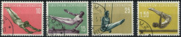 LIECHTENSTEIN 353-56 O, 1957, 4. Sportserie, Prachtsatz, Mi. 50.- - Autres & Non Classés