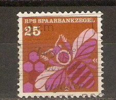 Pays-Bas - 25c Orange - Bee - Abeille - RPS Spâarbankzegel - Fiscali