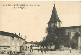 87 SAINT MATHIEU -  Place De L'Eglise N° 313595 - Saint Mathieu