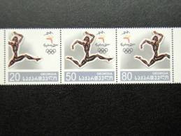 Georgia 2000 Mi# 350-352Zd Mint Strip Sport, Summer Olympic Games Sydney'2000, - Georgien