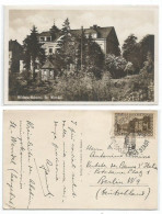 Saar Hildegardisheim St.wendel Pcard 23jul1934 - Special PMK + Saargebiet Landscapes C.40 Solo Franking - Storia Postale