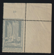 Deutsches Reich 1912 Michel Nr. 4a ** Ecke Vz Margarenten-Volksfest Flugmarke Michel 130,-€, 2 Scans - Nuevos