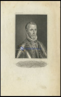 Caspar De Colioni, Stahlstich Von Meyer`s C.L. Um 1840 - Lithographies