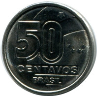 50 CENTAVOS 1989 BRÉSIL BRAZIL Pièce UNC #M10085.F.A - Brésil