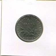 1 FRANC 1973 FRANKREICH FRANCE Französisch Münze #AK551.D.A - 1 Franc