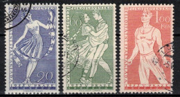 Tchécoslovaquie 1955 Mi 917-9 (Yv 812-4), Obliteré, - Used Stamps