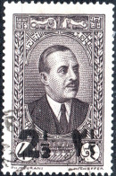 LIBANO, LEBANON, PRESIDENTE EMILE EDDE, 1938, USATI Scott:LB 146, Yt:FR-LB 158 - Usati