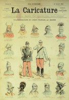 La Caricature 1880 N°  2 Nana Casque Français Draner Robida Trick - Revues Anciennes - Avant 1900