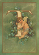 ANGELO Buon Anno Natale Vintage Cartolina CPSM #PAH324.A - Engel