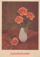 FLORES Vintage Tarjeta Postal CPSM #PBZ350.A - Fleurs