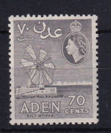 Aden: 1953/63   QE II - Pictorial    SG60   70c   Brown-grey     MH - Aden (1854-1963)