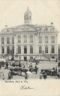 VERVIERS : Hôtel De Ville. Carte Impeccable Et Belle Animation. - Verviers