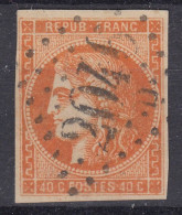 TIMBRE FRANCE BORDEAUX N° 48 OBLITERATION GC 2046D LILLE - TB MARGES SIGNE CALVES - 1870 Uitgave Van Bordeaux