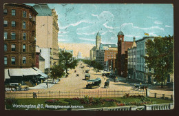 ETATS-UNIS 154 - Washington, D. C., Pennsylvania Avenue From The Treasury, Tramway - Washington DC