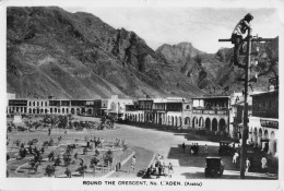 CPA / YEMEN / ROUND THE CRESCENT / ADEN / TIMBRE AU VERSO - Yémen