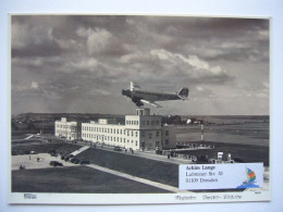 Avion / Airplane / LUFTHANSA / Junkers Ju 52 / Seen At Dresden Airport / Flughafen / Aéroport - 1919-1938: Fra Le Due Guerre