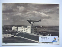 Avion / Airplane / LUFTHANSA / Junkers Ju 52 / Seen At Dresden Airport / Flughafen / Aéroport - 1919-1938: Interbellum