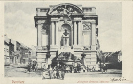 VERVIERS : Monument Ortmans-Hauzeur. Carte Impeccable Et Belle Animation. - Verviers