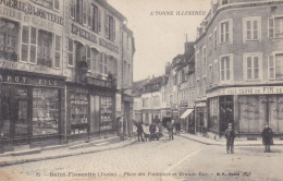 Yonne - Saint-Florentin - Place Des Fontaines Et Grandz-Rue - Saint Florentin