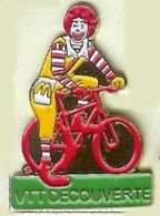 @@ Clown Mac Donald's Vélo Cycle Cyclisme VTT Découverte @@ve134a - McDonald's