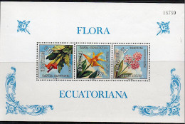 EQUATEUR Fleurs, Fleur, Flowers Yvert BF 22 ** Neuf Sans Charnière. Mnh (dentelé) - Sonstige & Ohne Zuordnung