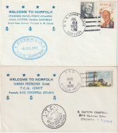 16021  WELCOME TO NRFOLK - 6 Enveloppes - GERMAN (1) -  ENGLISH (2) TURKISH (3) - Seepost