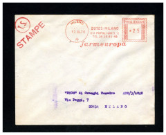 ITALIA - MILANO -  1970 -   FARMEUROPA - Maschinenstempel (EMA)