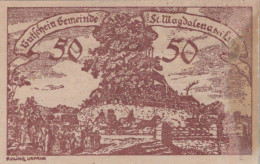 50 HELLER 1920 Stadt SANKT MAGDALENA BEI LINZ Oberösterreich Österreich #PF003 - [11] Local Banknote Issues