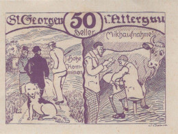50 HELLER 1920 Stadt SANKT GEORGEN IM ATTERGAU Oberösterreich Österreich UNC #PH394 - [11] Local Banknote Issues