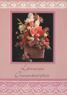 FLORES Vintage Tarjeta Postal CPSM #PAR767.ES - Fleurs