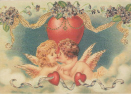 ÁNGEL NAVIDAD Vintage Tarjeta Postal CPSM #PAJ045.ES - Anges